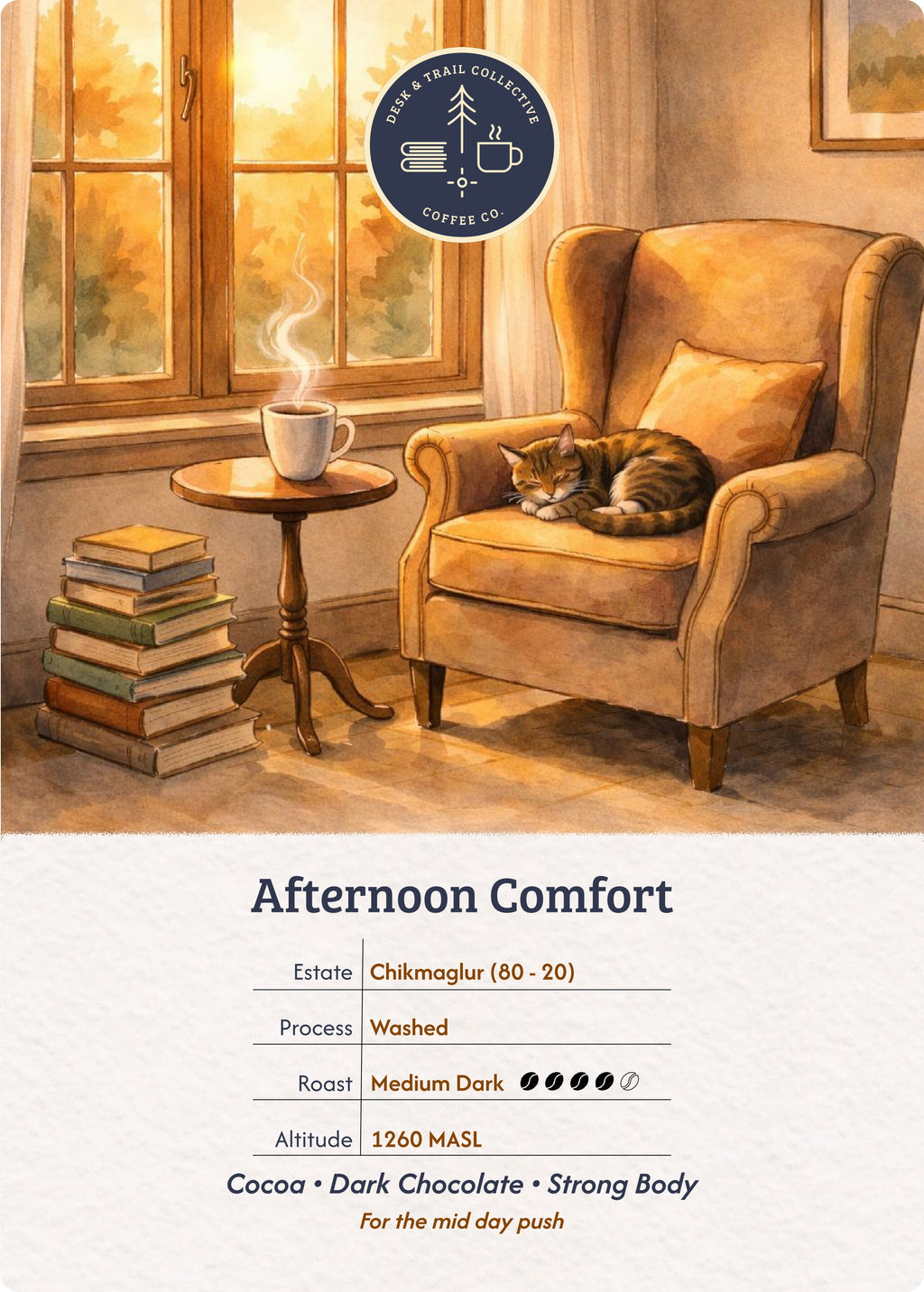 Midday coffee ritual scene designed for steady calm afternoons
